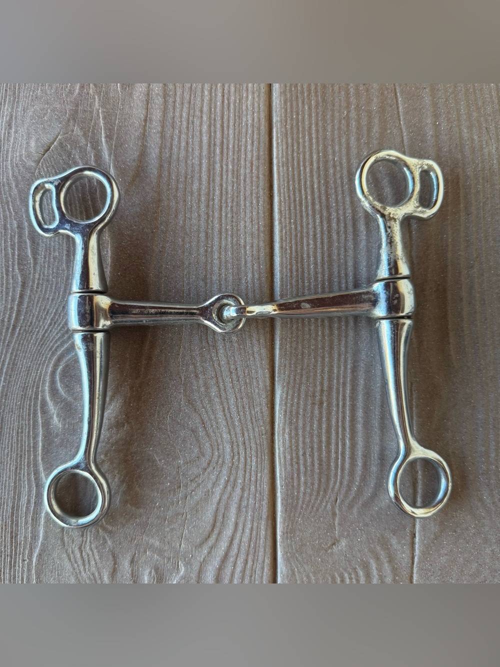 Stainless Steel Tom Thumb Horse Bit 5" Snaffle Mouth